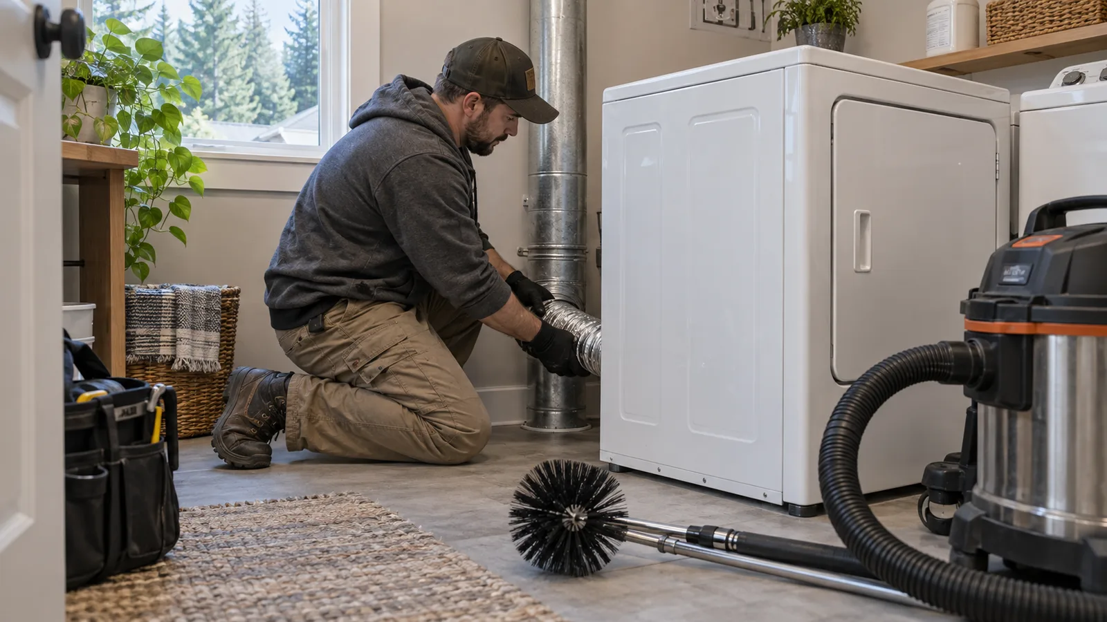 Dryer Vent Cleaning in Camas, WA: Lint, Airflow and Service Scope