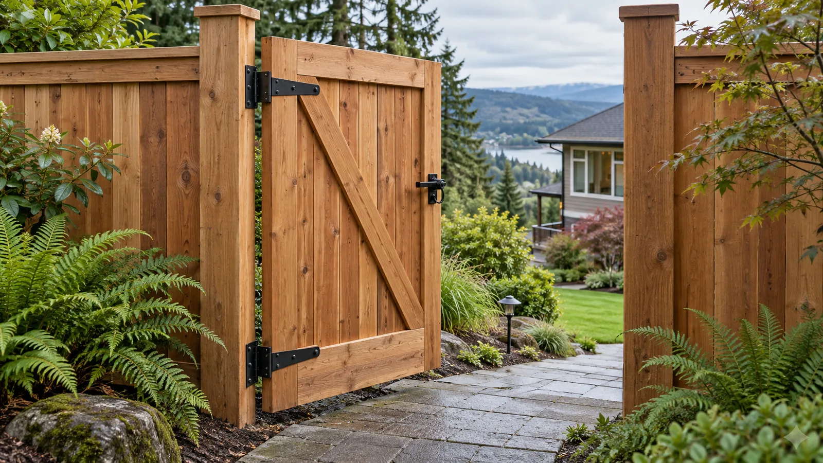 Sagging Cedar Fence Gate Repair in Camas, WA: Hinges, Posts or a New Frame?