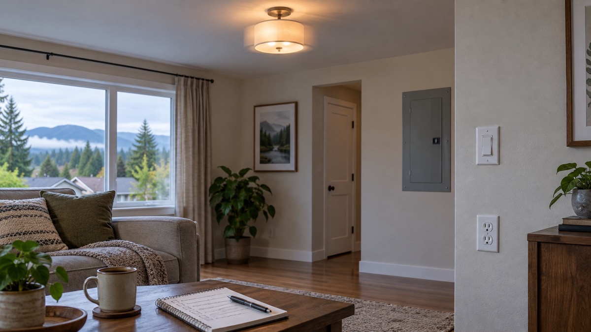 Flickering Lights in Hockinson, WA: When to Call an Electrician — illustrative image
