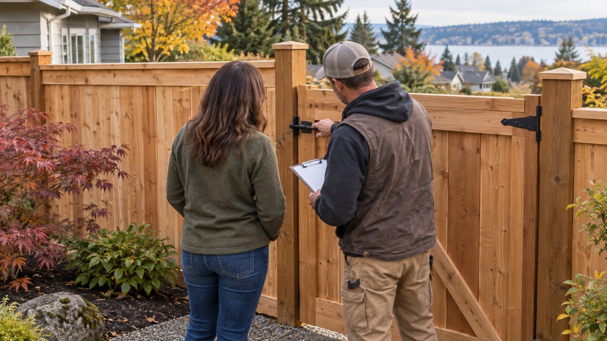 Fence and Gate Final Walkthrough in Kalama, WA: What to Check — illustrative image