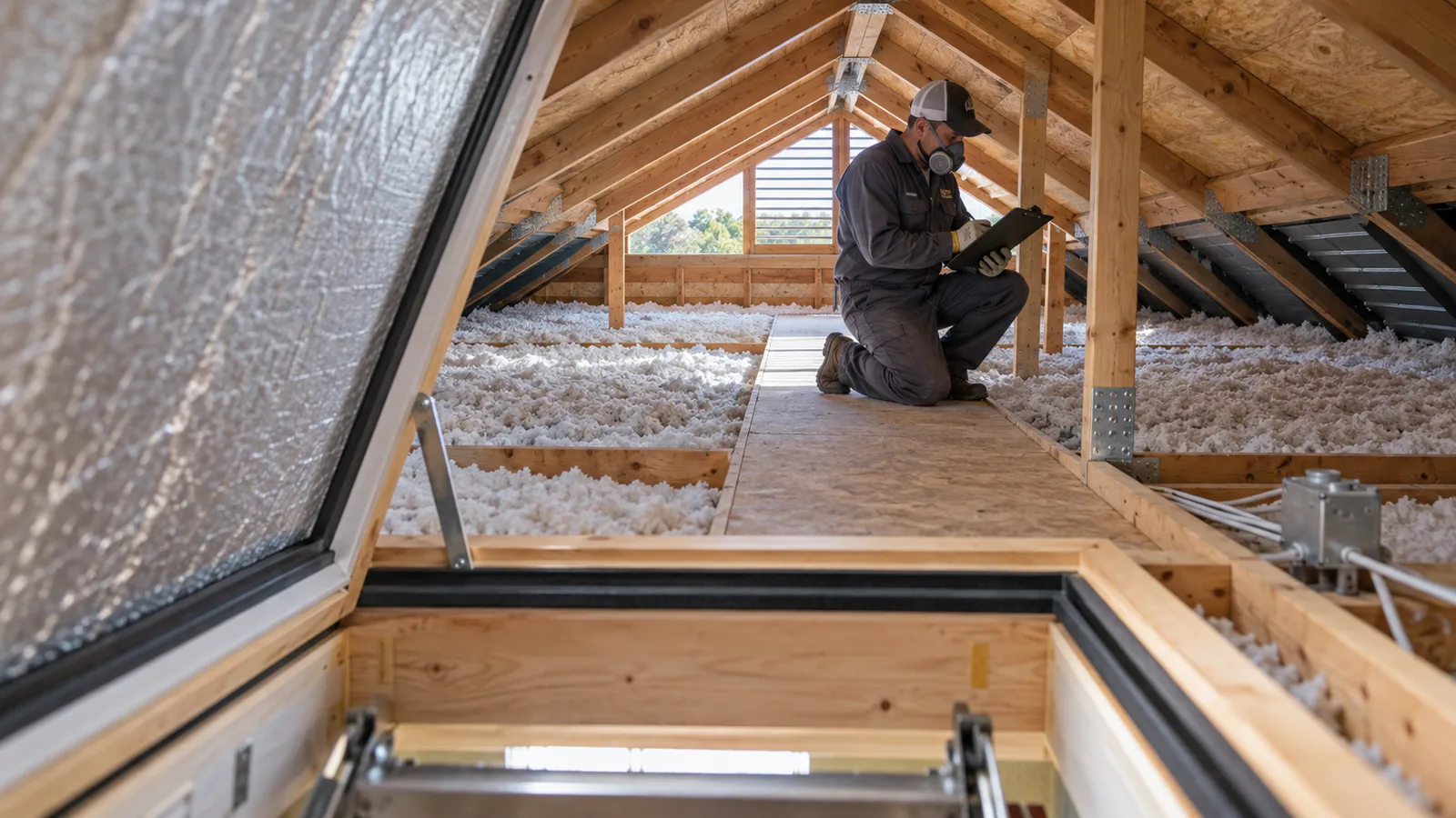 Attic Air Sealing near La Center, WA: A Dry, Ventilated Insulation Plan