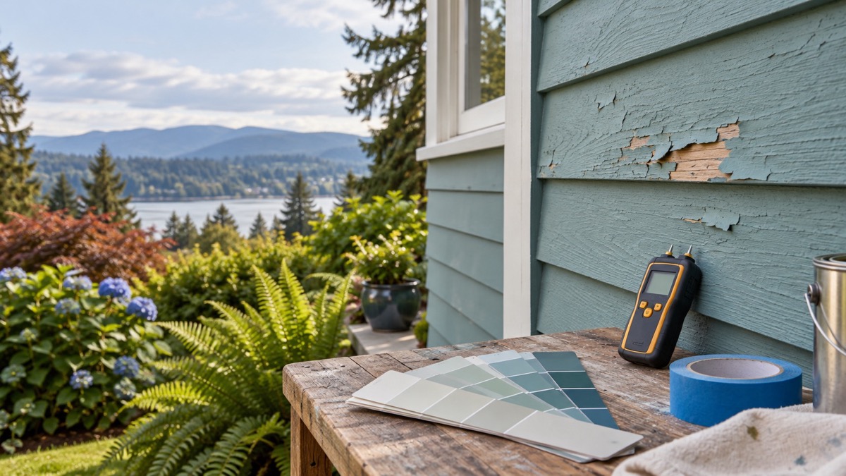 Peeling Exterior Paint in Longview, WA: Diagnose Before Repainting — illustrative image