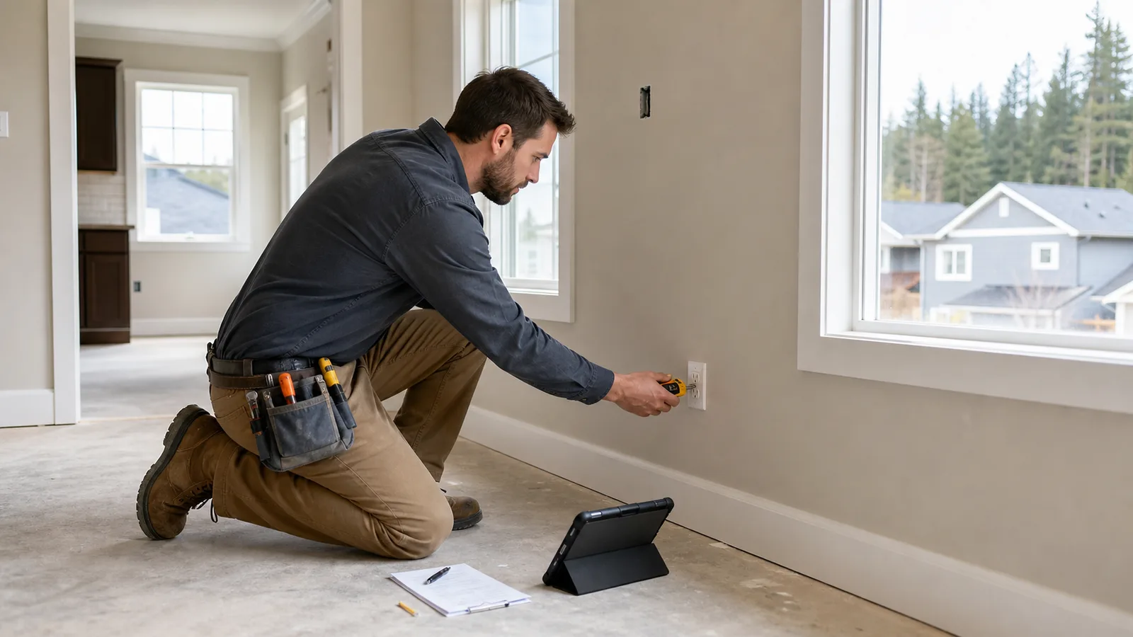 New-Home Electrical Punch List in Ridgefield, WA